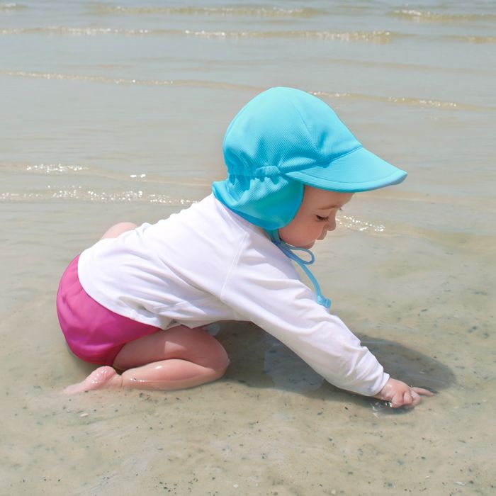 Sun cap for baby and children Iplay Legionnaire Aqua Blue