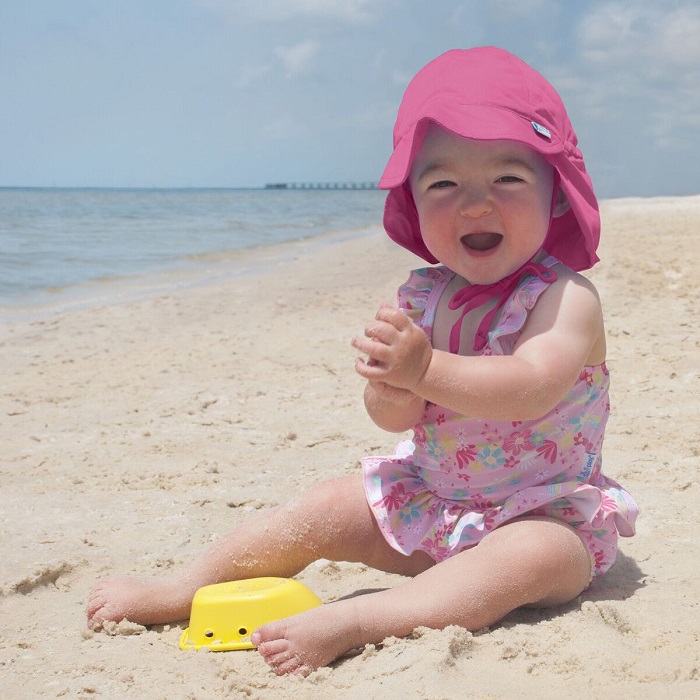 Sun cap for baby and children Iplay Legionnaire Hot Pink