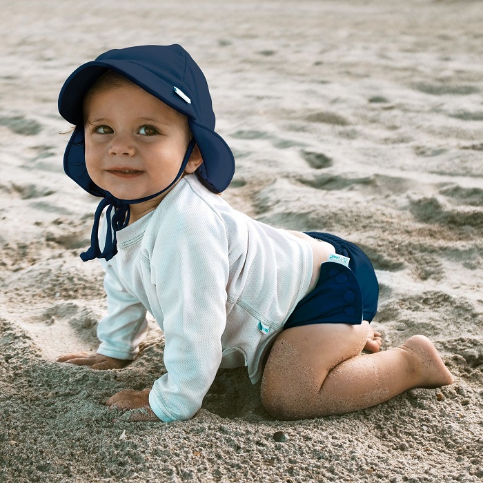Sun cap for baby and children Iplay Legionnaire Navy Blue