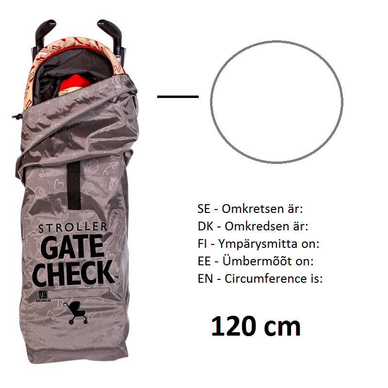 Pram transport bag JL Childress Gate Check Stroller Heavy Duty