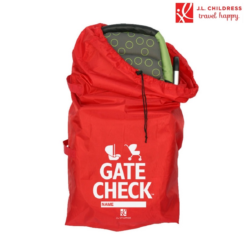Transport bag double strollers JL Childress Gate Check Red