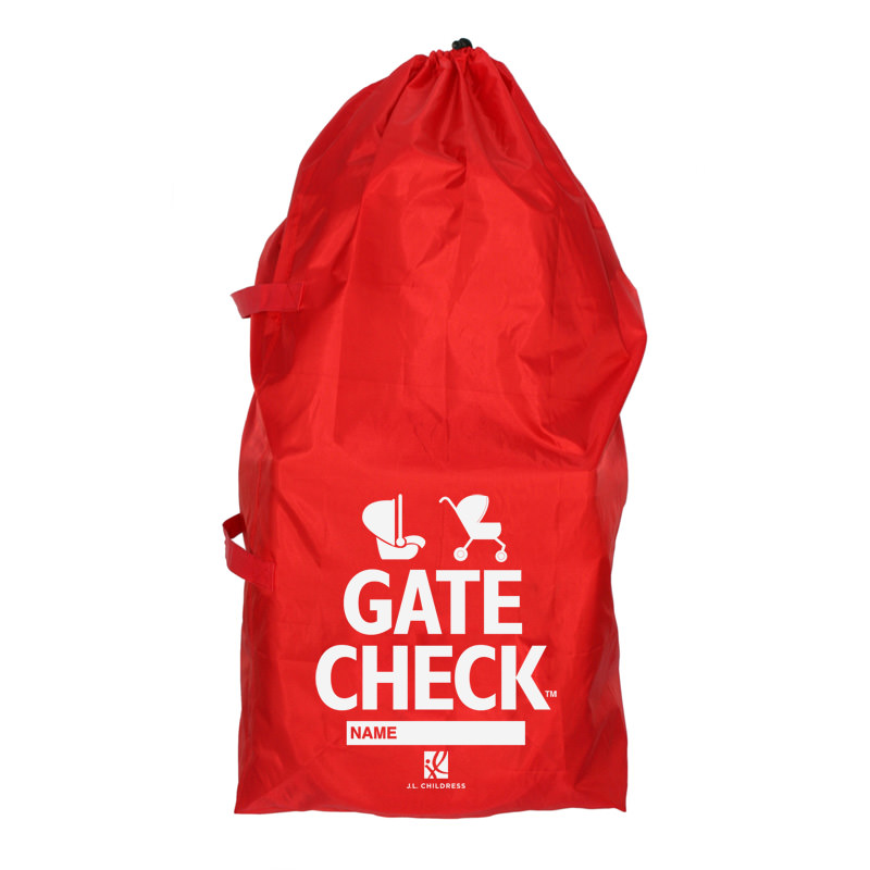 Transport bag for prams JL Childress Gate Check Red