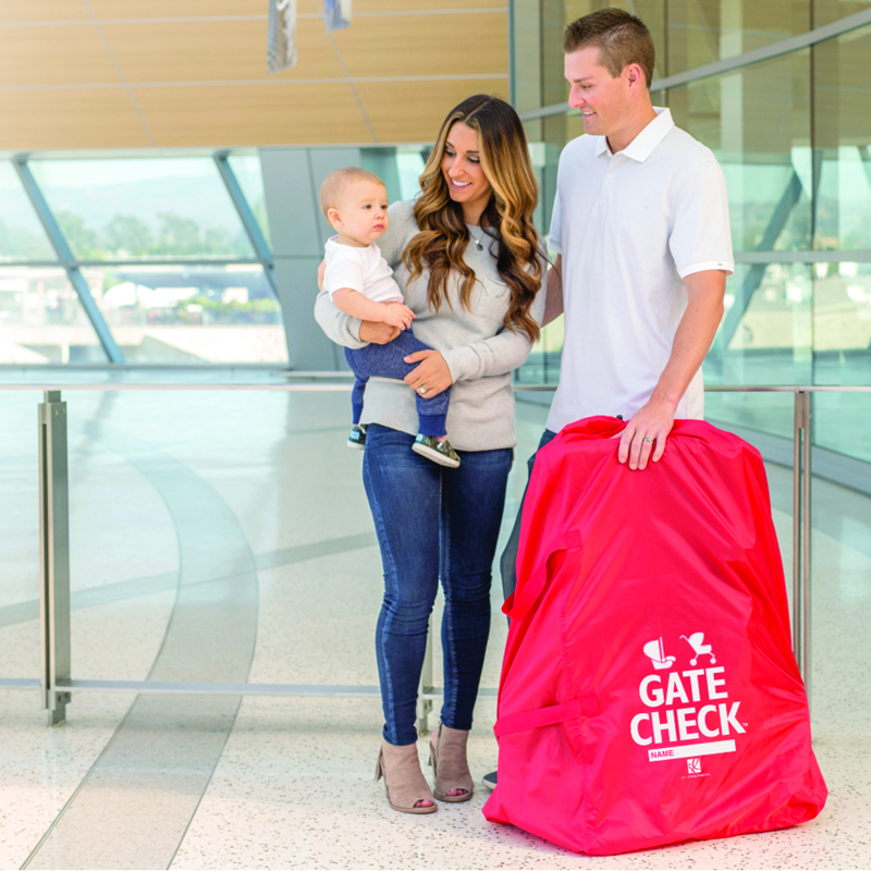 Transport bag double strollers JL Childress Gate Check Red