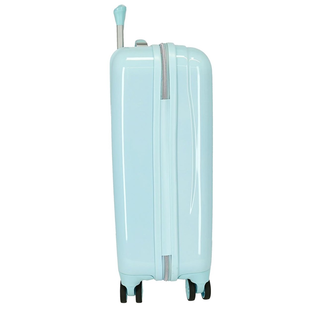 Pale blue suitcase deals