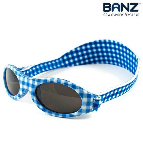 Children's sunglasses Banz Kidzbanz Blue Checkers