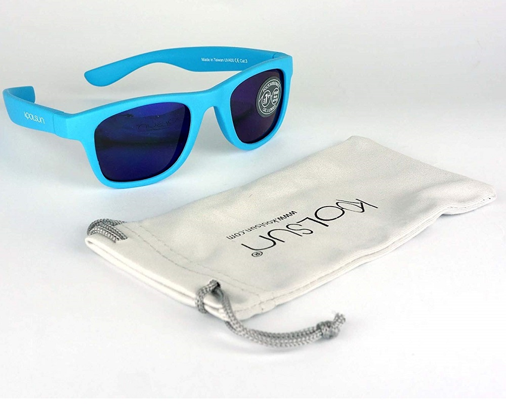 Sunglasses for Kids - Koolsun Wave Neon Blue