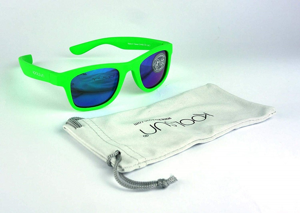 Sunglasses for Kids - Koolsun Wave Neon Green