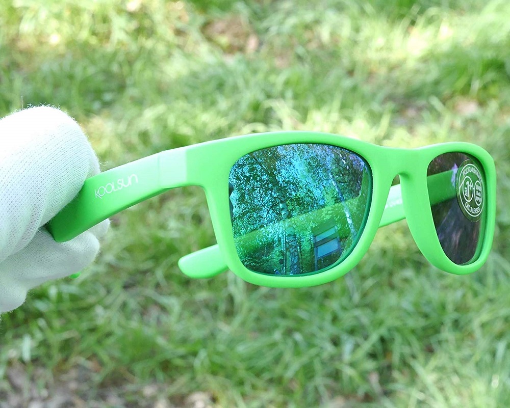 Sunglasses for Kids - Koolsun Wave Neon Green