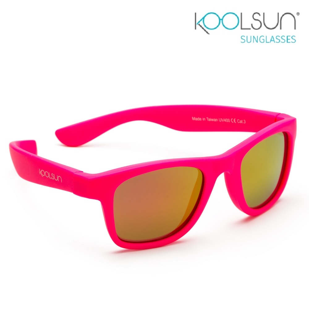 Sunglasses for Kids - Koolsun Wave Neon Pink