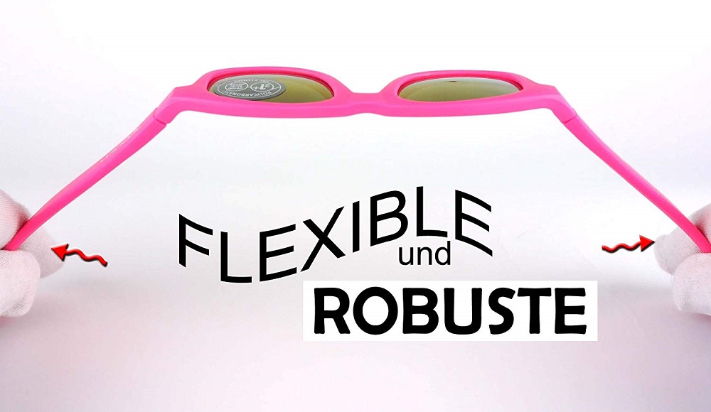 Sunglasses for Kids - Koolsun Wave Neon Pink