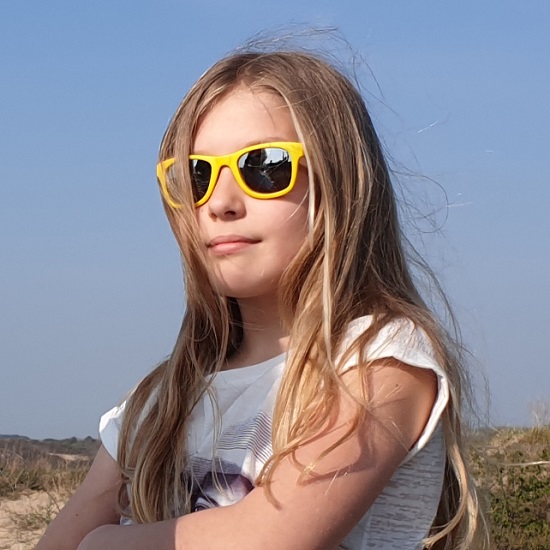 Kids' sunglasses Koolsun Wave Empire Yellow