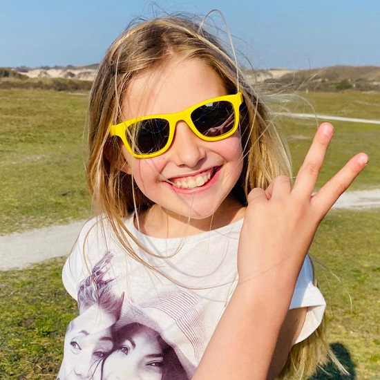 Kids' sunglasses Koolsun Wave Empire Yellow