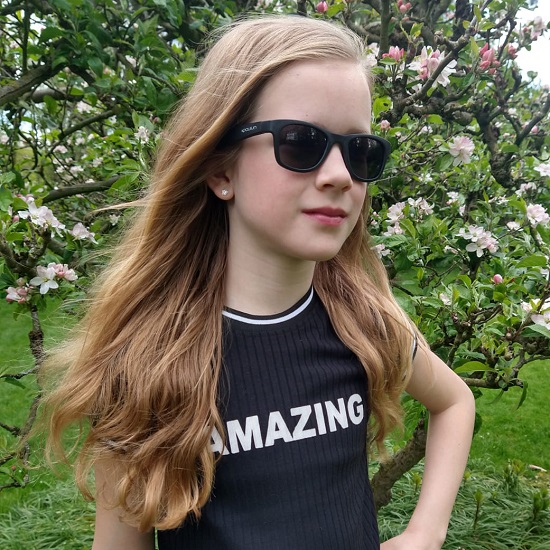 Kids' sunglasses Koolsun Wave Matte Black