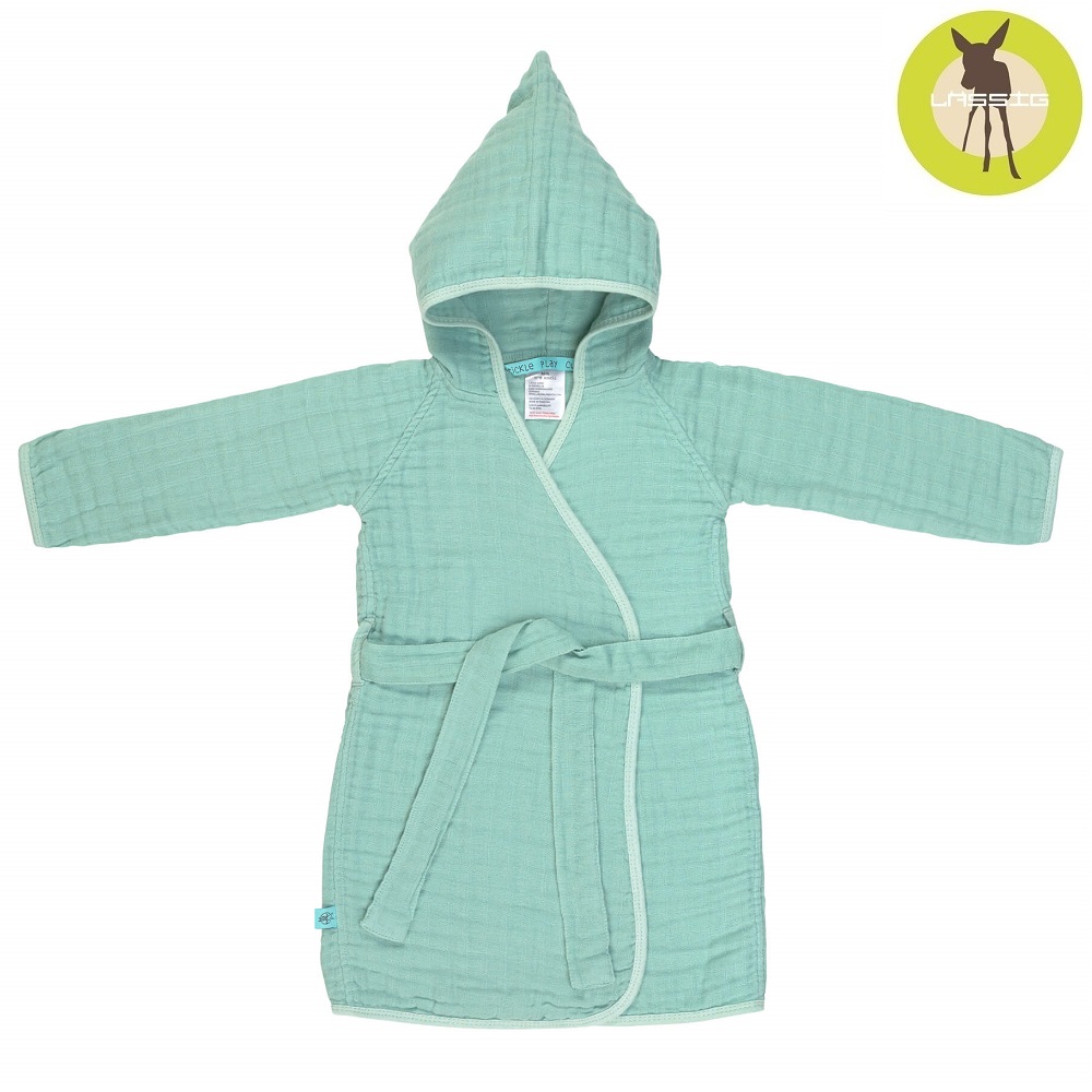 Children's bathrobe Lässig Muslin Mint