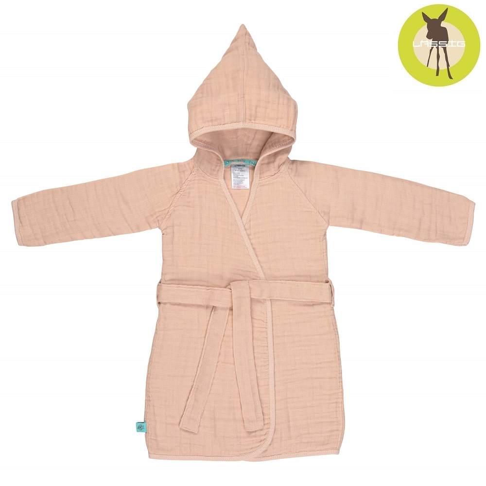 Children's bathrobe Lässig Muslin Pink