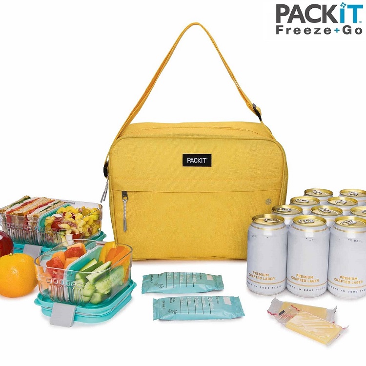 Freezable cooler bag PackIt Zuma Lemonade