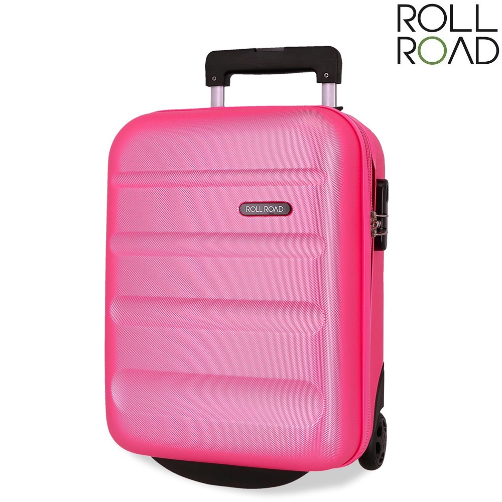 Small suitcase for kids Roll Road Flex Mini Pink Small suitcase for kids Roll Road Flex Mini Pink