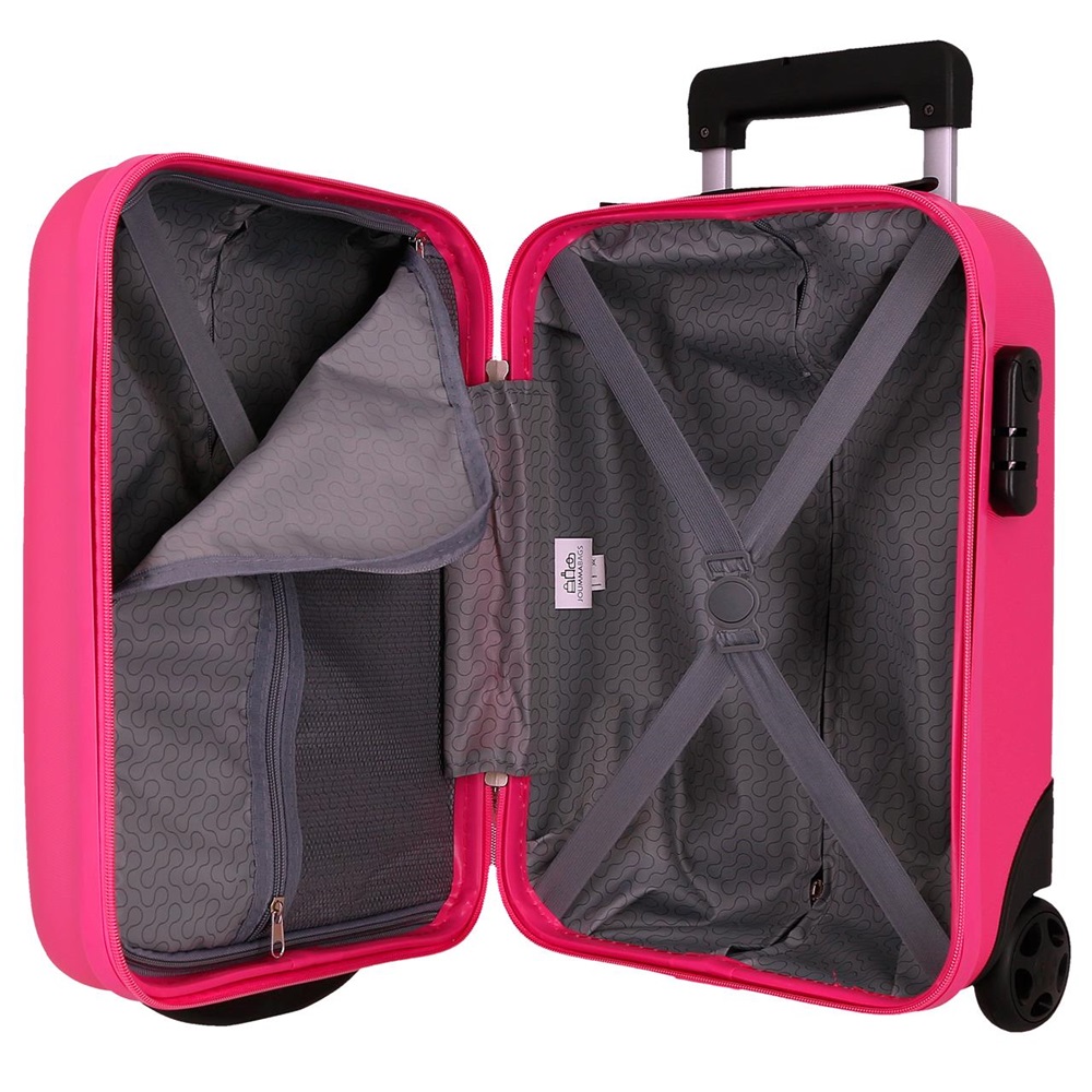 Small suitcase for kids Roll Road Flex Mini Pink Small suitcase for kids Roll Road Flex Mini Pink