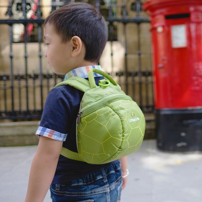 Barnryggsäck LittleLife Toddler Turtle grön