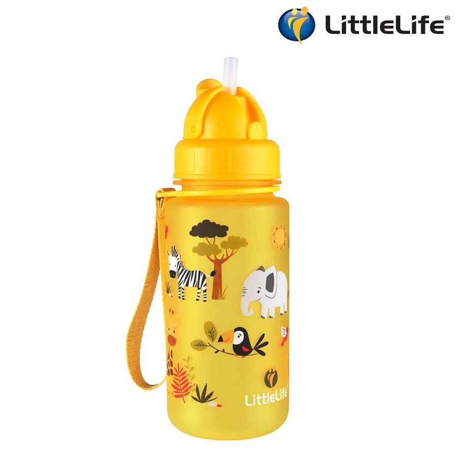 Waterbottle for children LittleLife Yellow Safari