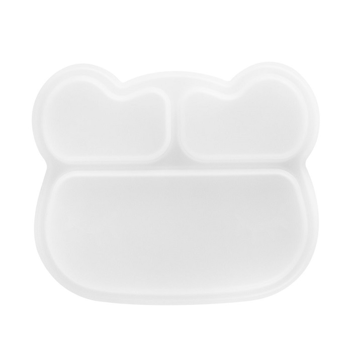 Lid to kids silicone suction plate We Might Be Tiny Bear