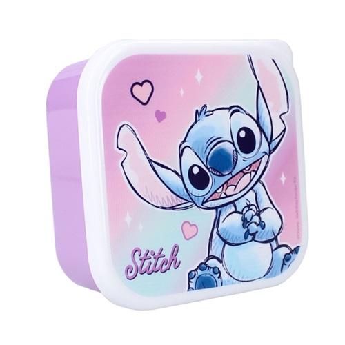 Snack boxes for Kids Let's Eat Stich and Angel