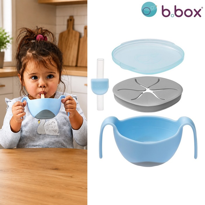 Kids Bowl and Straw - B.box Bubblegum