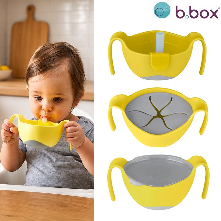 Kids Bowl and Straw - B.box Lemon Sherbet