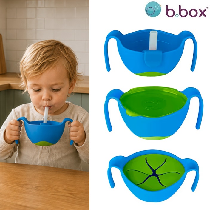 Kids Bowl and Straw - B.box Ocean Breeze