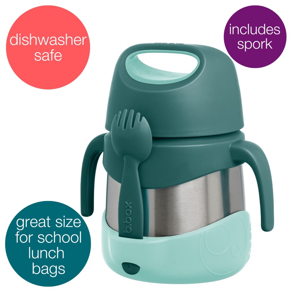 Food thermos B.box Insulated Food Jar Emerald Forest