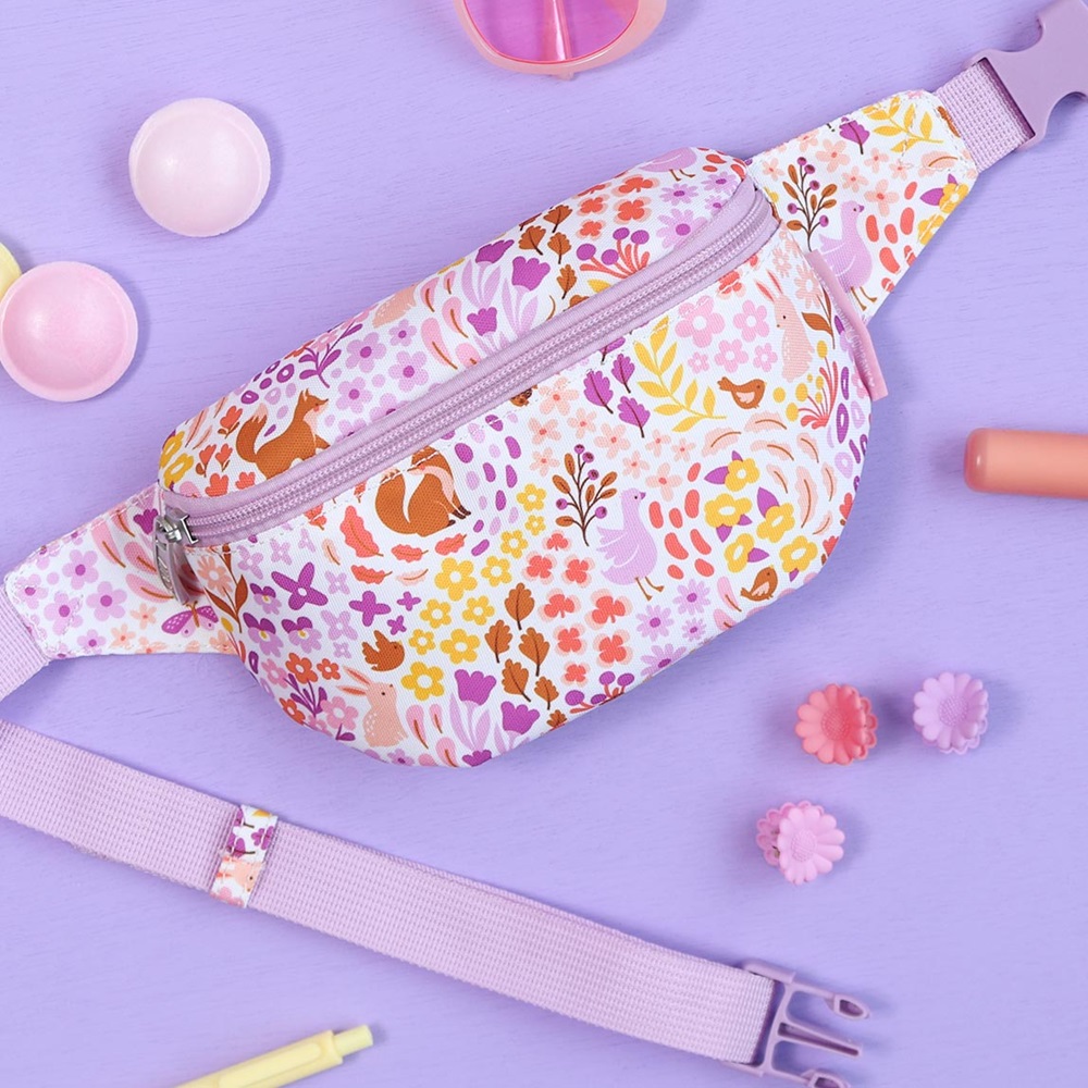 Children's fanny pack A Little Lovely Company Flower Garden Children's fanny pack A Little Lovely Company Flower Garden