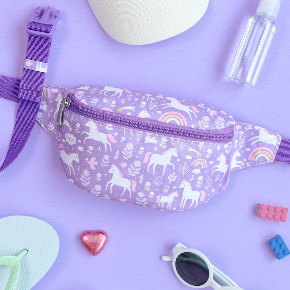 Children's fanny pack A Little Lovely Company Unicorn Dreams