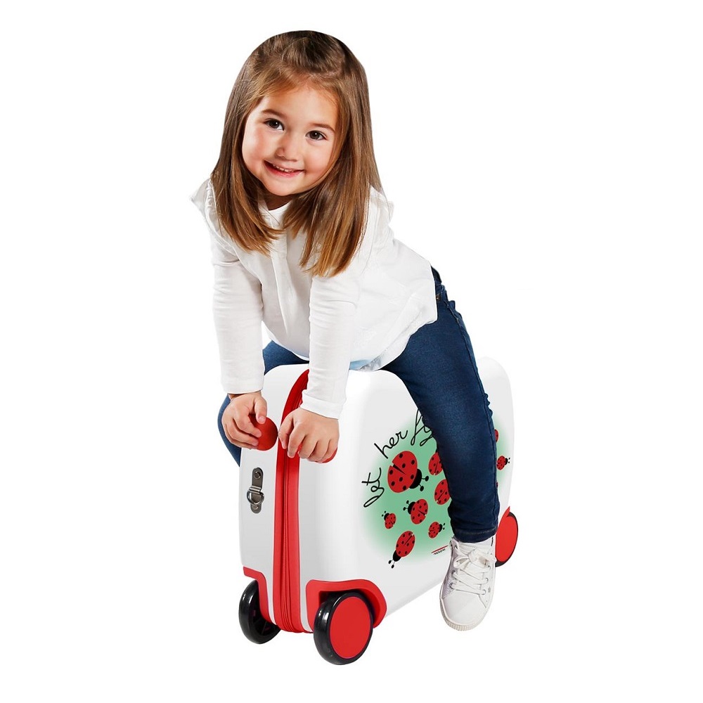 Ride-on suitcase for children Movom Ladybug