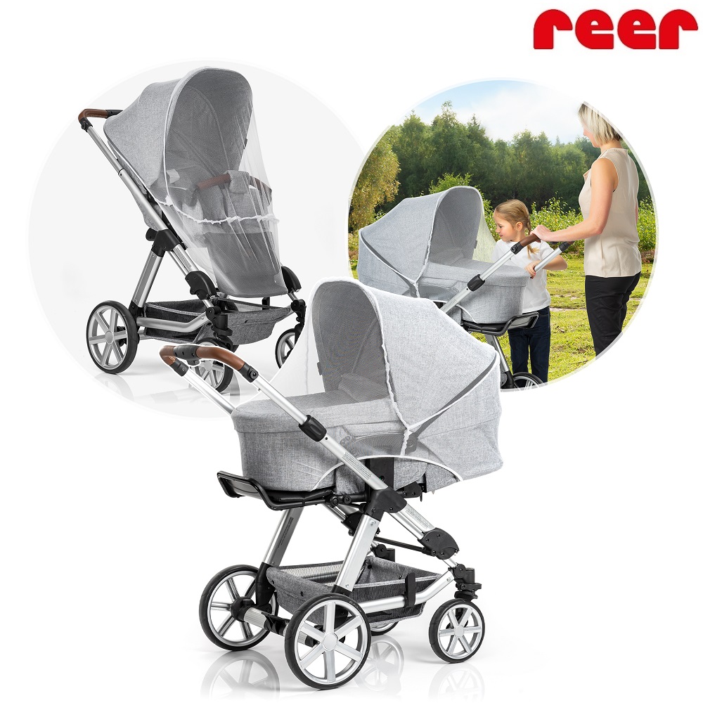 Insect net for prams and stroller Reer BiteSafe White