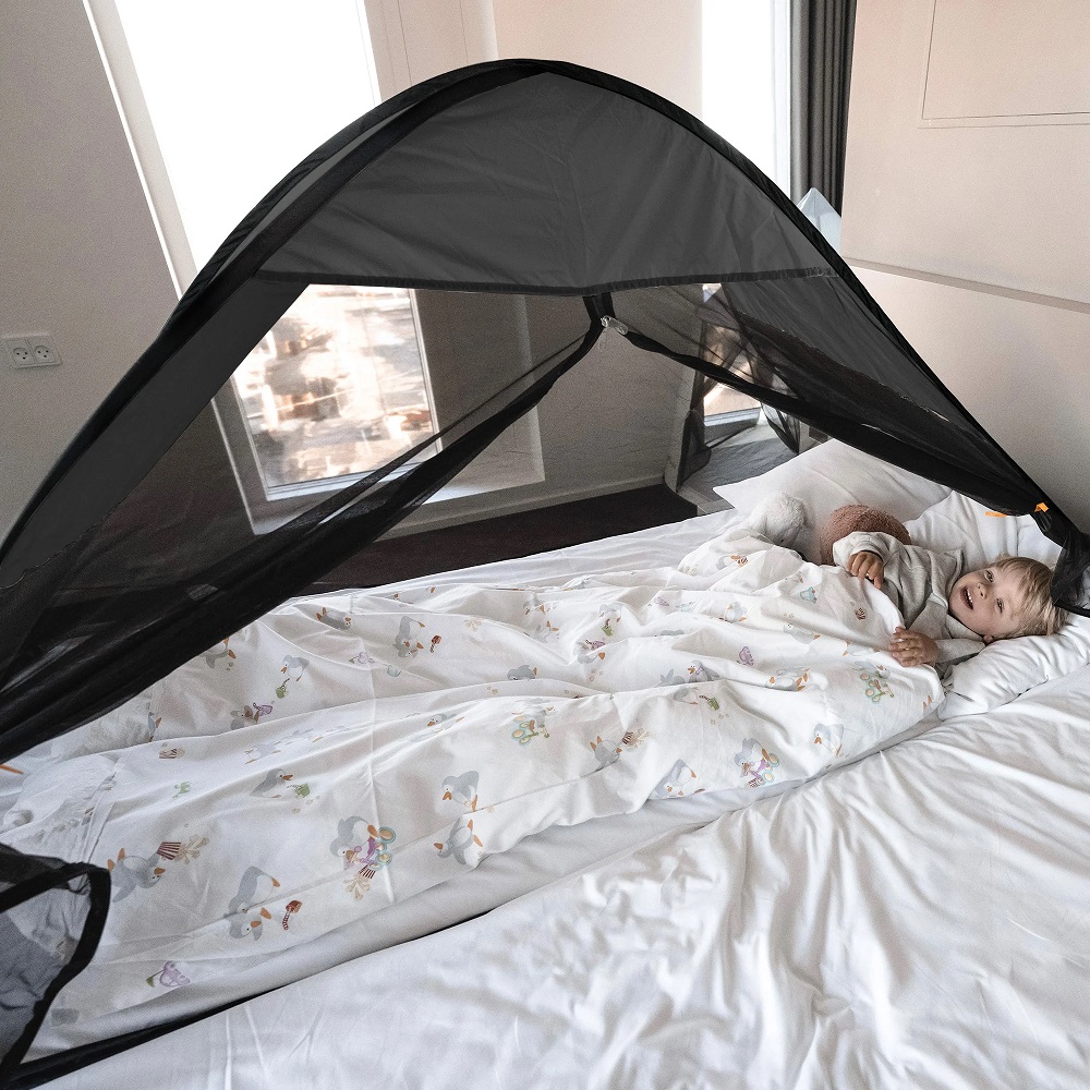 Insect and mosquito net for beds Deryan Bedtent Grey