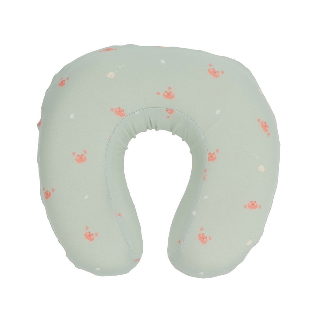 Travel Neck Pillow for Kids - Monnëka Crabs Sage