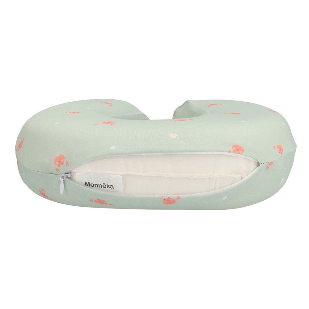 Travel Neck Pillow for Kids - Monnëka Crabs Sage