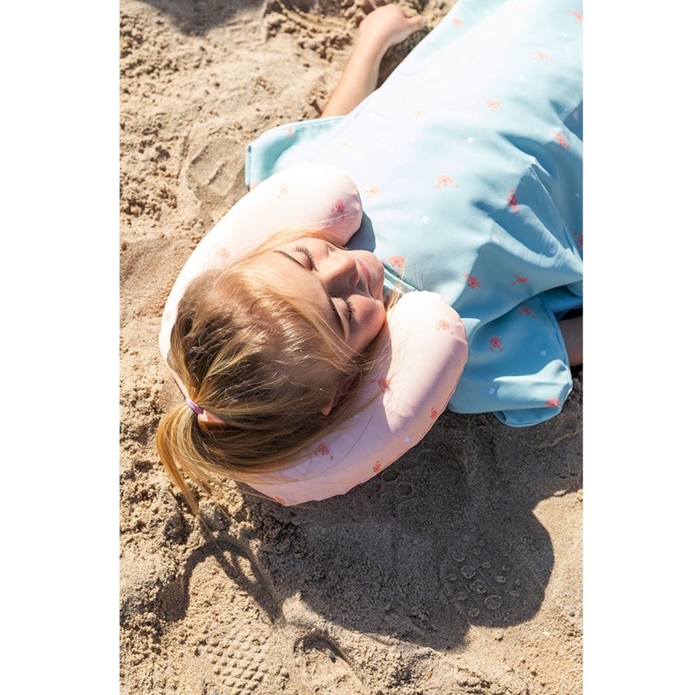Travel Neck Pillow for Kids - Monnëka Crabs Coral 