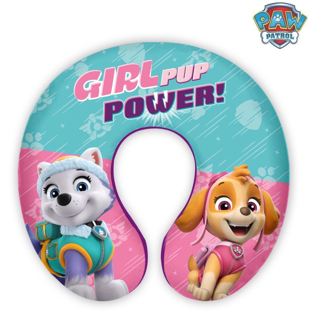 Children's travel neck pillow Paw Patrol Girl Pup Power