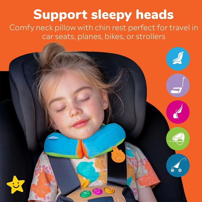 Travel Neck Pillow for Children - Trunki Yondi Bert