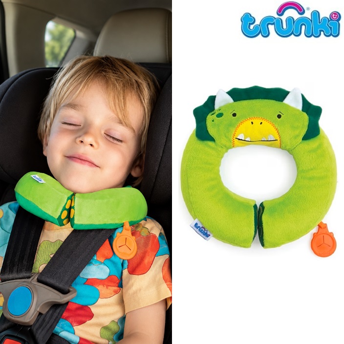 Travel Neck Pillow for Children - Trunki Yondi Dino