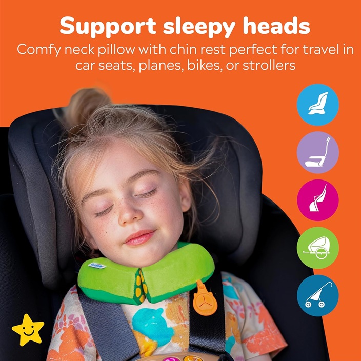 Neckpillow for kids Truni Yondi Duddley Dino