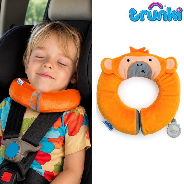 Travel Neck Pillow for Children - Trunki Yondi Monkey