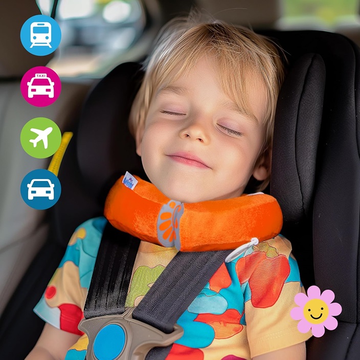 Neckpillow for kids Truni Yondi Mylo Monkey