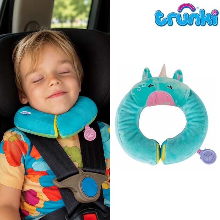 Travel Neck Pillow for Children - Trunki Yondi Unicorn