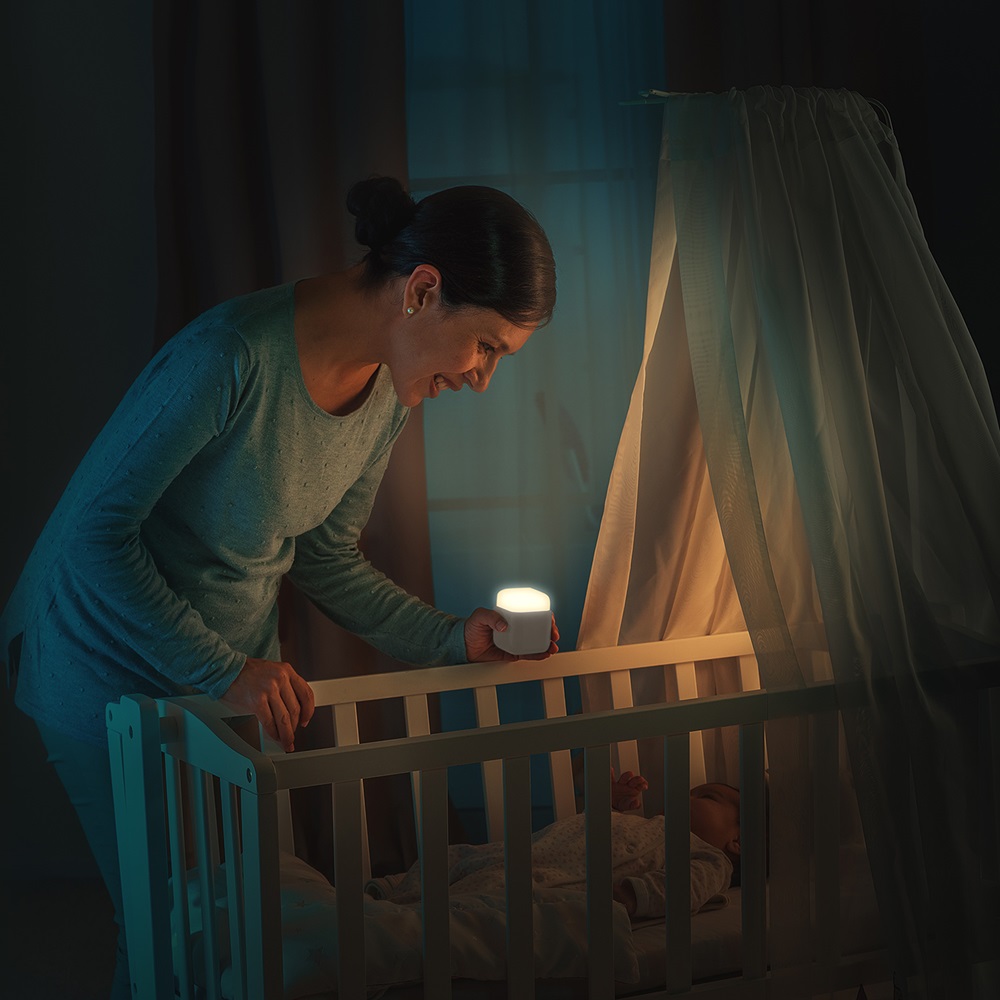 Night Light for Children - Reer Creme Cube