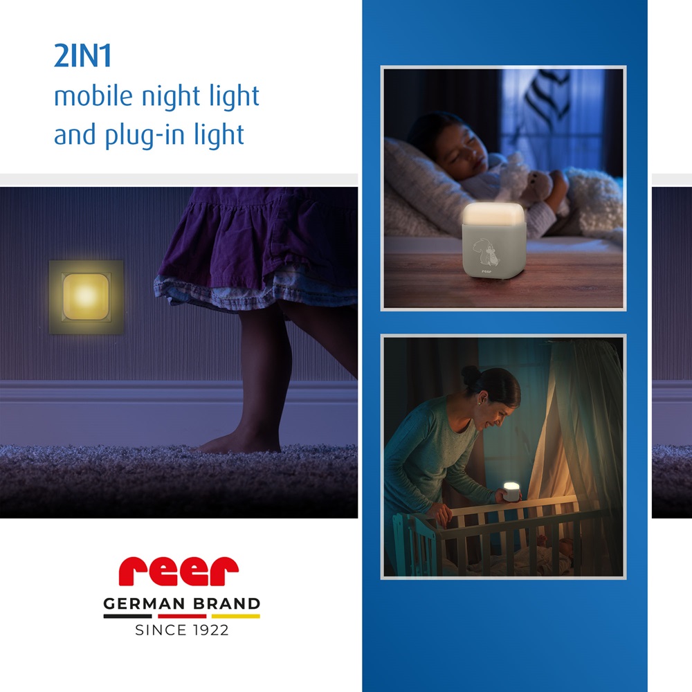 Night Light for Children - Reer Creme Cube