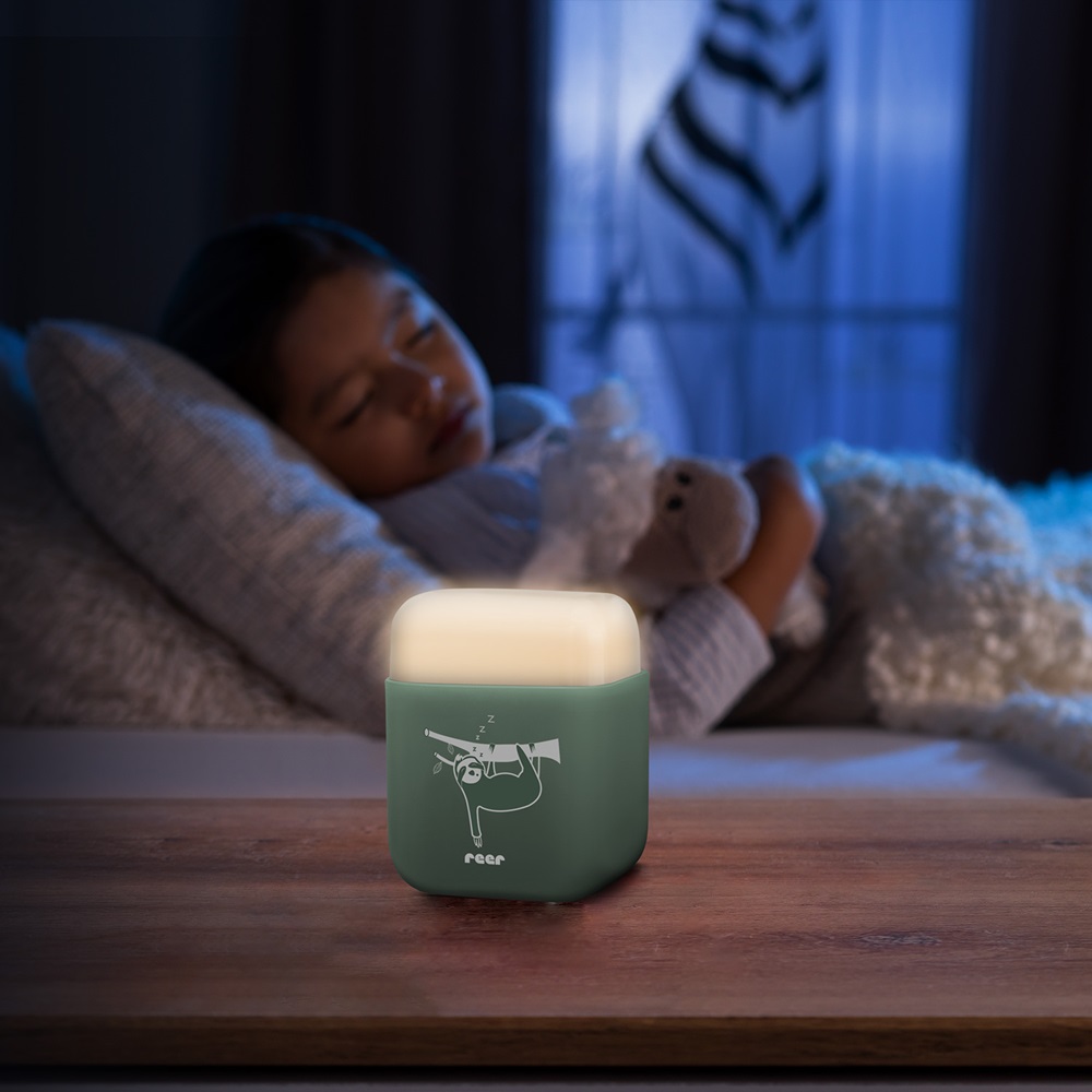Night Light for Children - Reer Green Cube