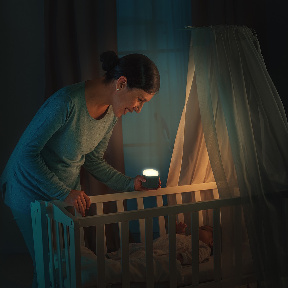 Night Light for Children - Reer Green Cube