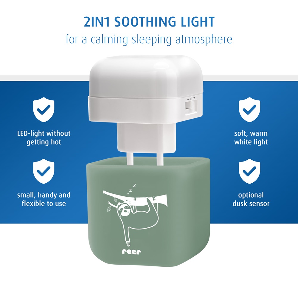 Night Light for Children - Reer Green Cube